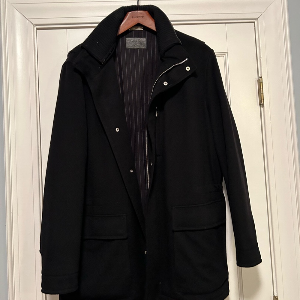 Ermenegildo Zegna mens Zip front coat